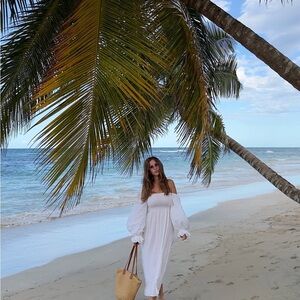 Sleeper White Atlanta Dress